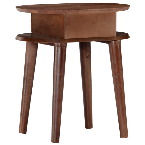 vidaXL Bedside Table 50x35x55 cm Solid Acacia Wood