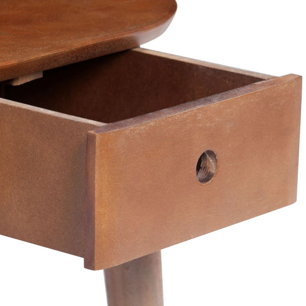 vidaXL Bedside Table 50x35x55 cm Solid Acacia Wood