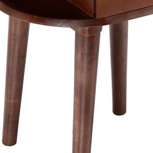 vidaXL Bedside Table 50x35x55 cm Solid Acacia Wood