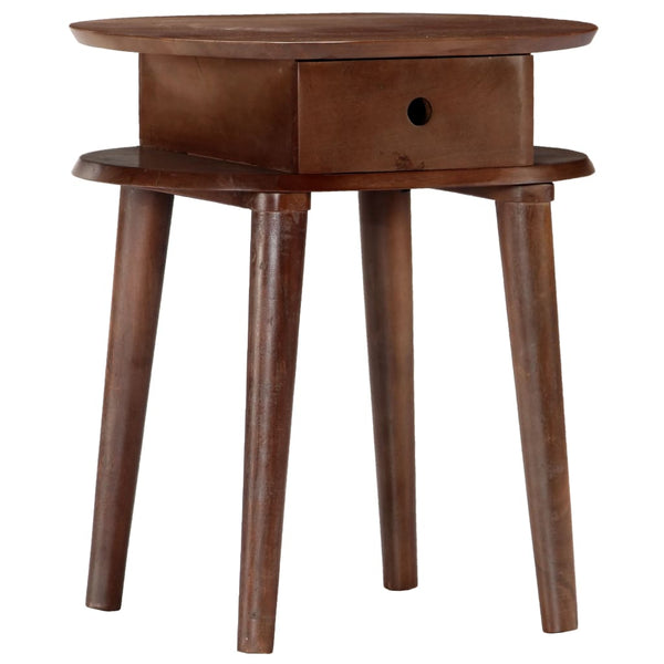 vidaXL Bedside Table 50x35x55 cm Solid Acacia Wood