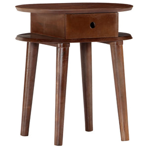 vidaXL Bedside Table 50x35x55 cm Solid Acacia Wood