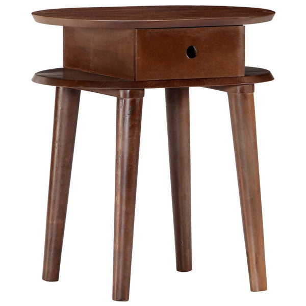 vidaXL Bedside Table 50x35x55 cm Solid Acacia Wood