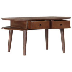 vidaXL Coffee Table 100x50x46 cm Solid Acacia Wood
