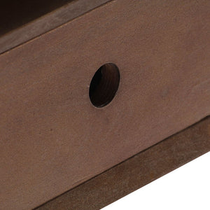 vidaXL TV Cabinet 110x35x50 cm Solid Acacia Wood