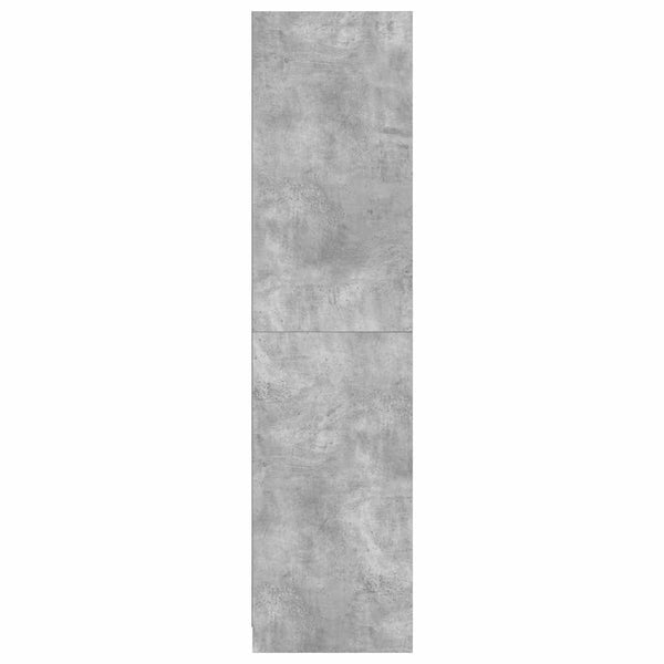 vidaXL Wardrobe Concrete Grey 50x50x200 cm Engineered Wood