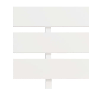 vidaXL Solid Pine Bed White 160x200 cm