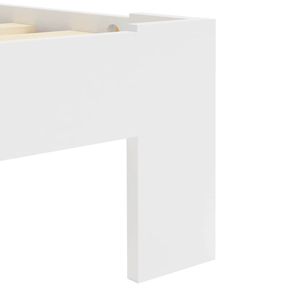 vidaXL Solid Pine Bed White 180x200 cm
