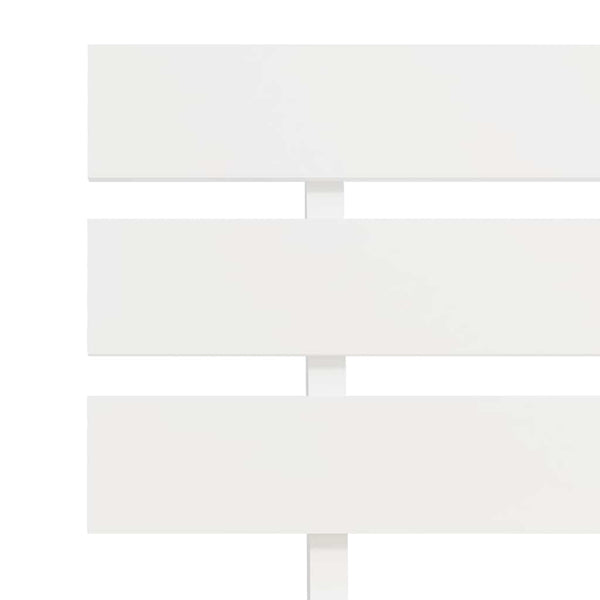 vidaXL Solid Pine Bed White 180x200 cm