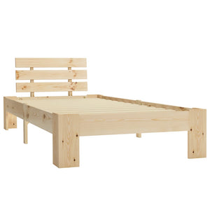 vidaXL Solid Pine Bed 90x200 cm