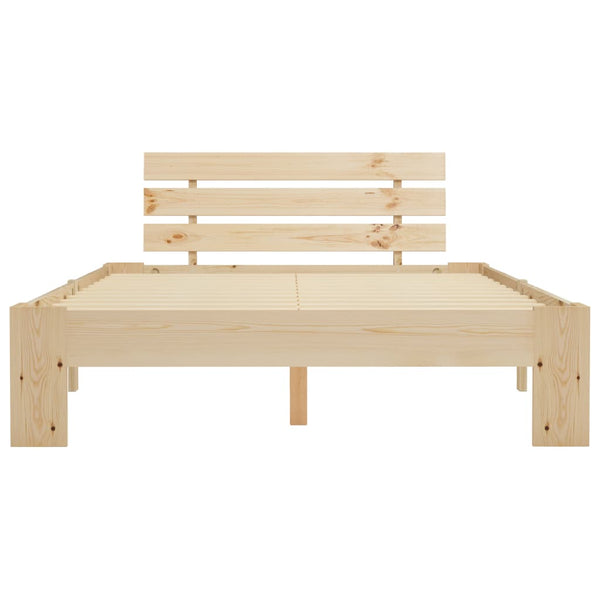 vidaXL Solid Pine Bed 120x200 cm