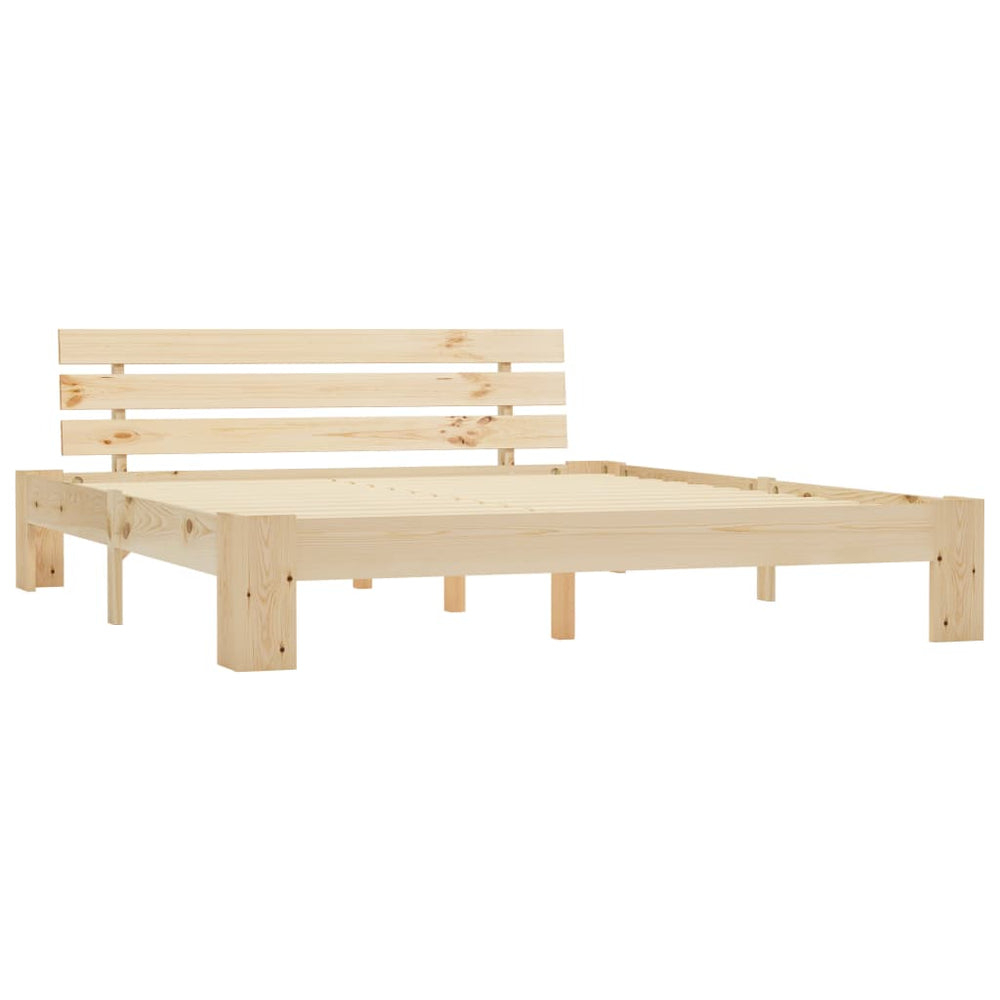 vidaXL Solid Pine Bed 160x200 cm