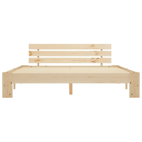 vidaXL Solid Pine Wood Bed 180x200 cm