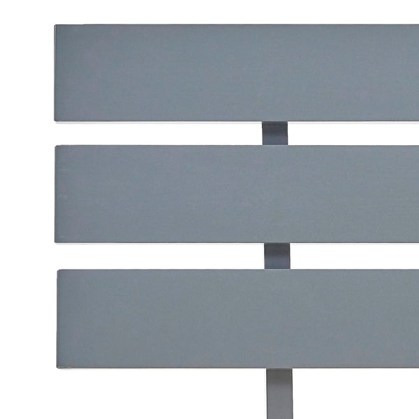 vidaXL Solid Pine Bed Grey 140x200 cm