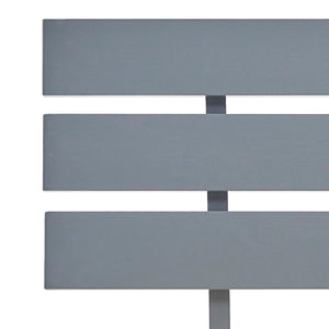 vidaXL Solid Wood Bed Grey Pine 160x200 cm
