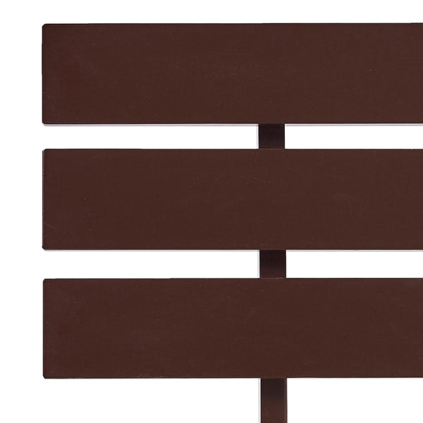 vidaXL Solid Wood Bed Dark Brown Pine 100x200 cm