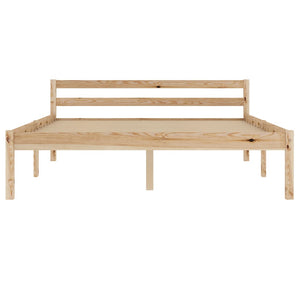 vidaXL Solid Pine Bed 120x200 cm