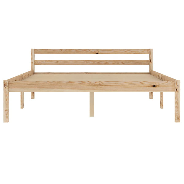 vidaXL Solid Pine Bed 140x200 cm