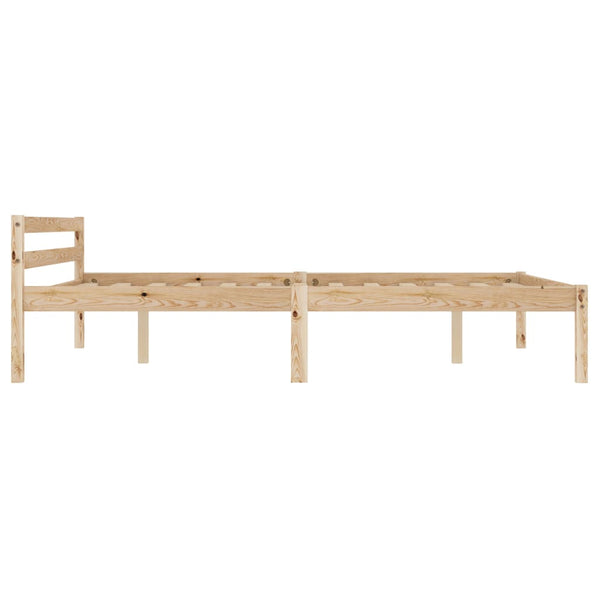 vidaXL Solid Pine Bed 140x200 cm