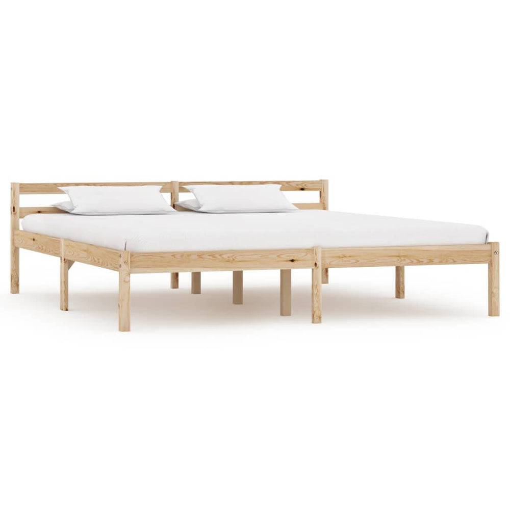 vidaXL Solid Pine Bed 160x200 cm