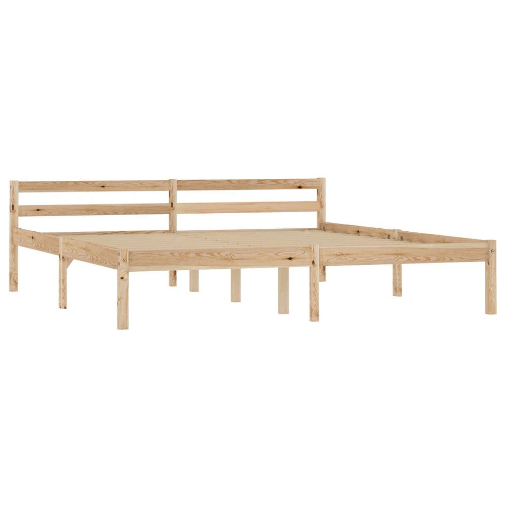 vidaXL Solid Pine Bed 160x200 cm