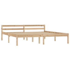 vidaXL Solid Pine Wood Bed 180x200 cm