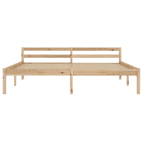 vidaXL Solid Pine Wood Bed 180x200 cm