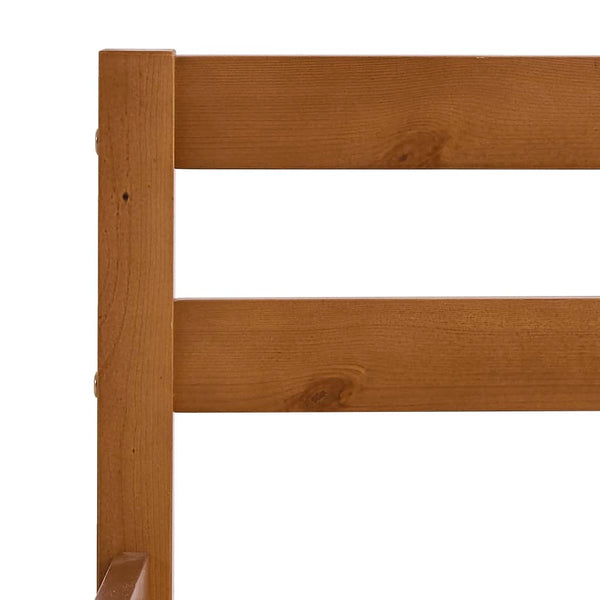vidaXL Solid Wood Bed Honey Brown Pine 180x200 cm