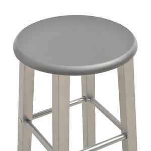 vidaXL Bar Stools 2 pcs Anthracite MDF