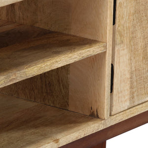 vidaXL Console Table 115 x 30 x 76 cm Solid Mango Wood