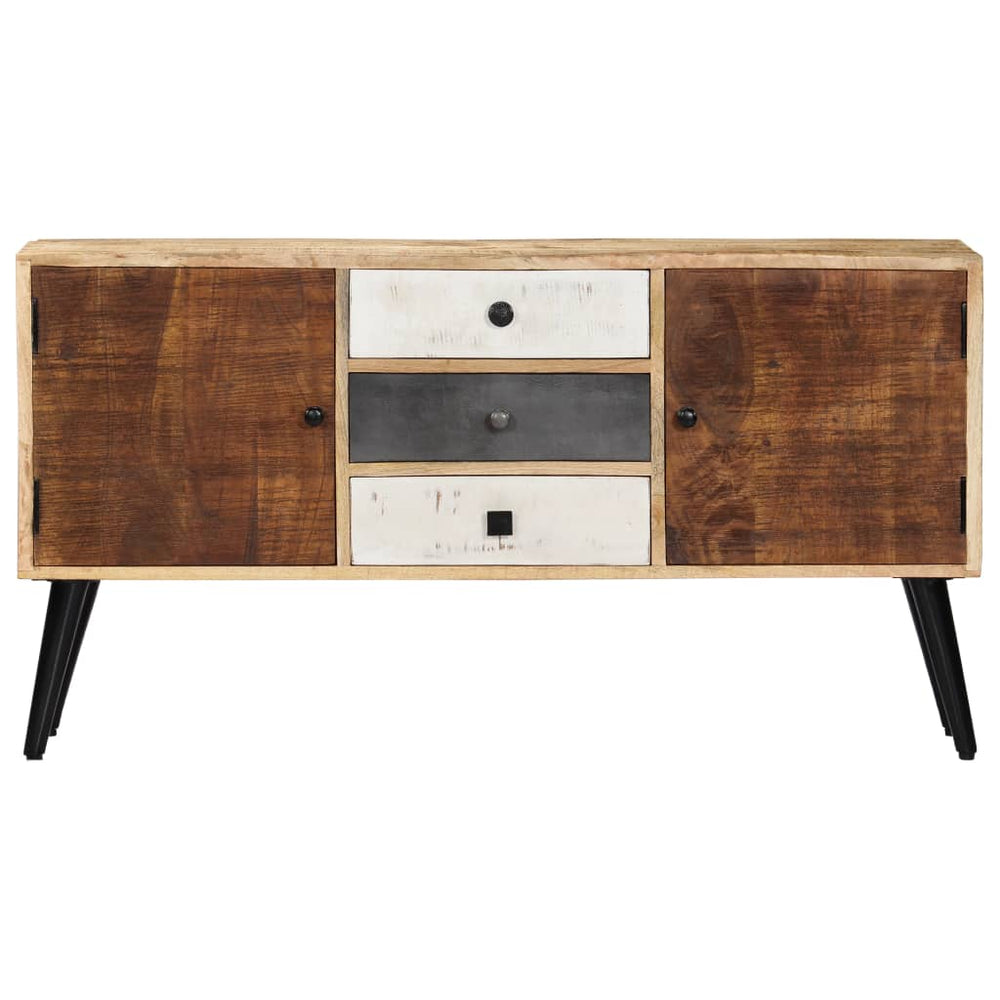 vidaXL Sideboard 118x30x62 cm Solid Mango Wood