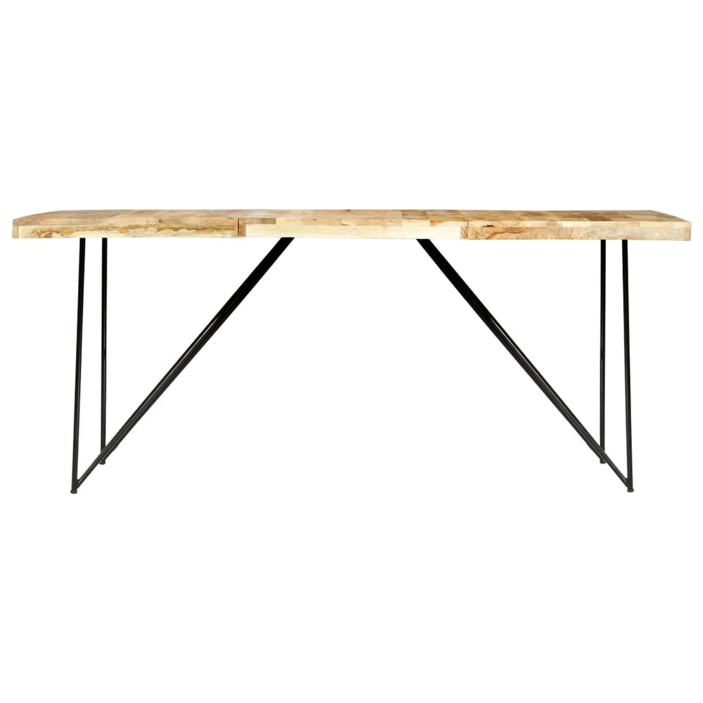 vidaXL Dining Table 180×90×76 cm Solid Mango Wood