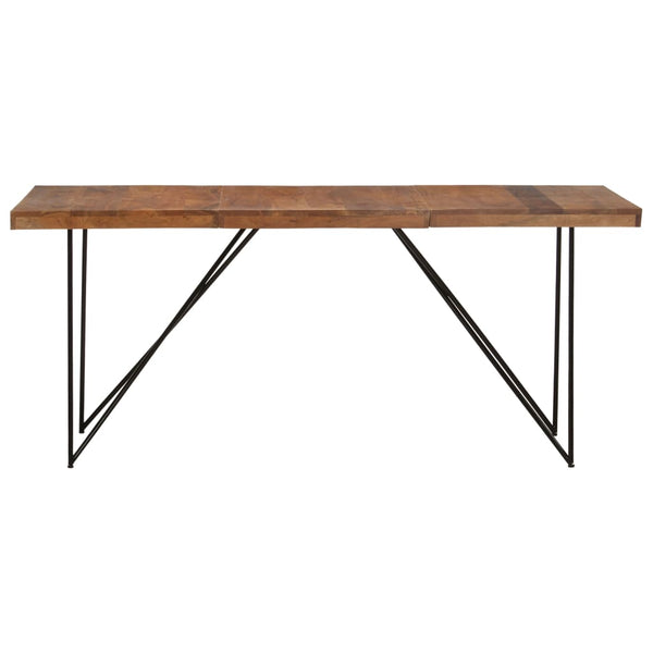 vidaXL Dining Table 180 x 90 x 76 cm Solid Acacia Wood