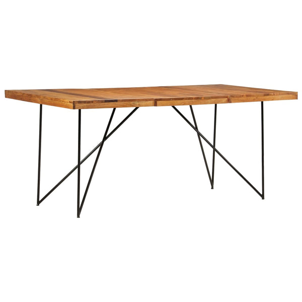 vidaXL Dining Table 180 x 90 x 76 cm Solid Acacia Wood