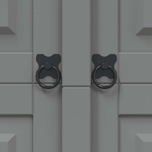vidaXL Wardrobe Mexican Corona Style Pinewood 2 Doors Grey