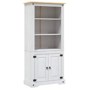 vidaXL Mexican Style Buffet Cabinet Pine Wood White 80x40x170 cm