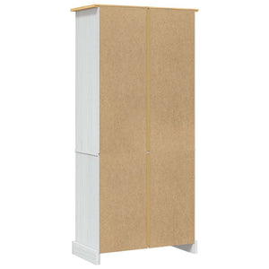 vidaXL Mexican Style Buffet Cabinet Pine Wood White 80x40x170 cm