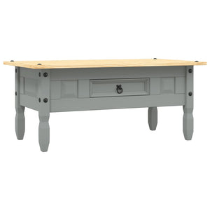vidaXL Coffee Table Mexican Style Pinewood Grey 100x55x44 cm