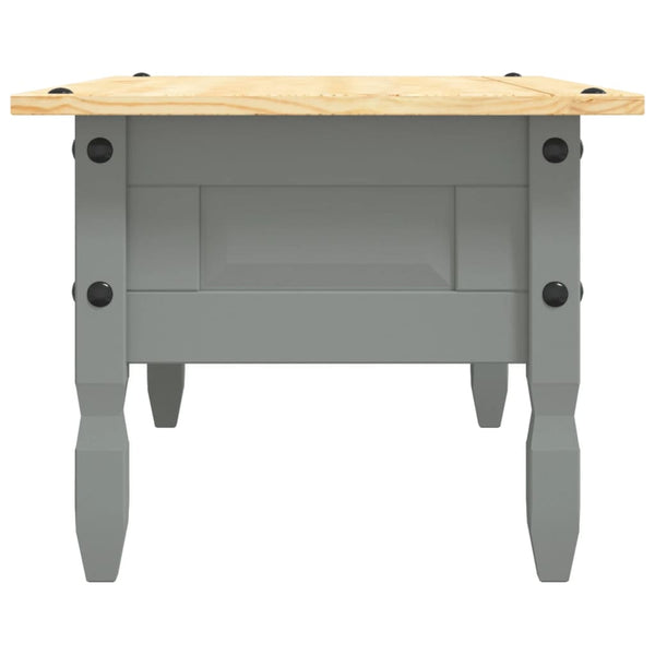 vidaXL Coffee Table Mexican Style Pinewood Grey 100x55x44 cm