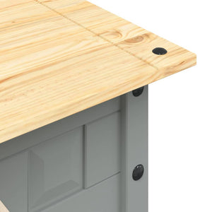 vidaXL Coffee Table Mexican Style Pinewood Grey 100x55x44 cm