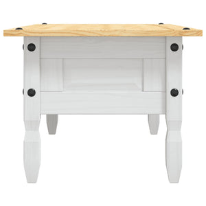 vidaXL Coffee Table Mexico Style Pine Wood White 100x55x44 cm