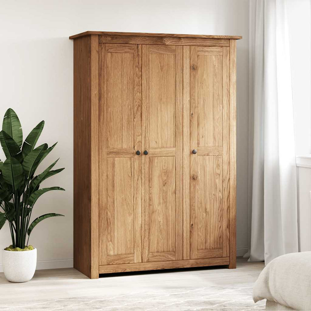vidaXL Wardrobe 3-Door 118x50x171.5 cm Pine Panama Series
