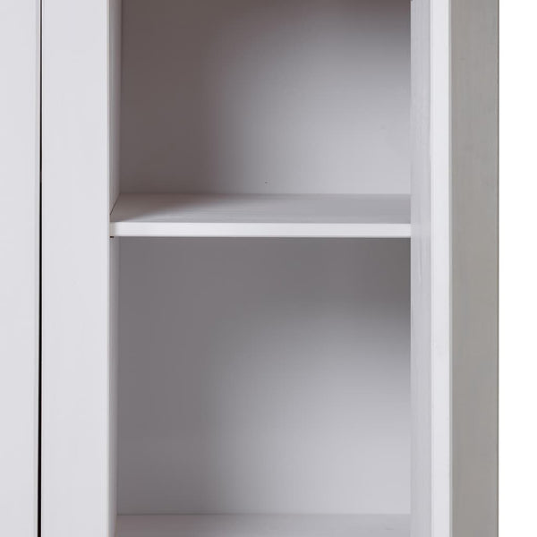 vidaXL Wardrobe 3-Door White 118x50x171.5 cm Pine Panama Series