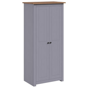vidaXL Wardrobe Grey 80x50x171.5 cm Pinewood Panama