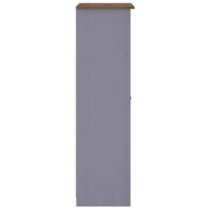 vidaXL Wardrobe Grey 80x50x171.5 cm Pinewood Panama