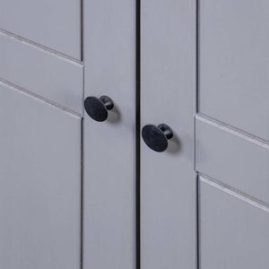 vidaXL Wardrobe Grey 80x50x171.5 cm Pinewood Panama