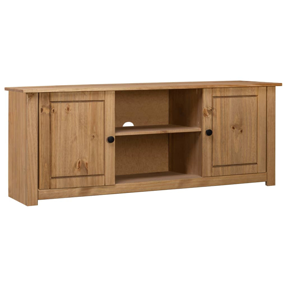 vidaXL TV Cabinet 120 x 40 x 50 cm Solid Panama Pine Wood