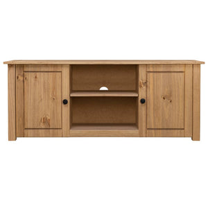 vidaXL TV Cabinet 120 x 40 x 50 cm Solid Panama Pine Wood