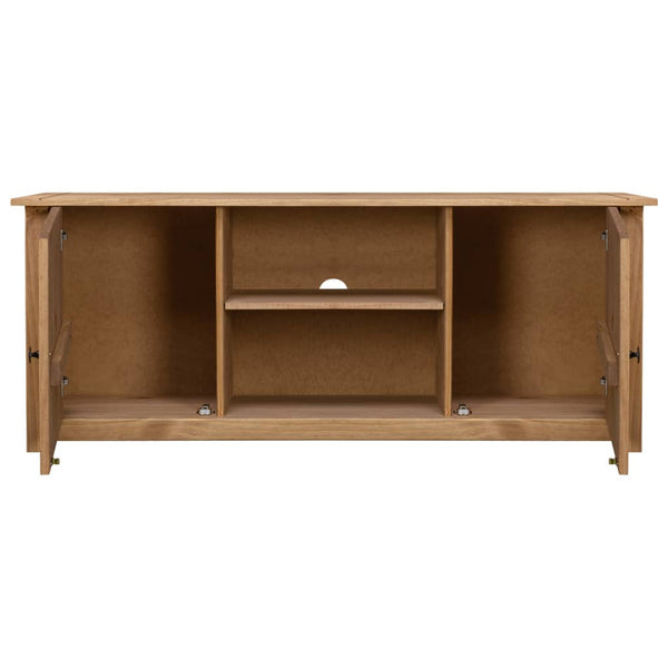 vidaXL TV Cabinet 120 x 40 x 50 cm Solid Panama Pine Wood