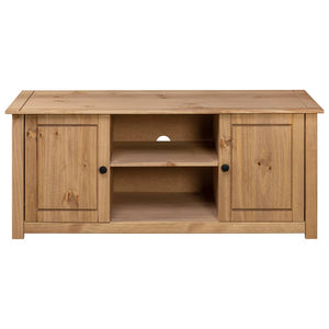 vidaXL TV Cabinet 120 x 40 x 50 cm Solid Panama Pine Wood