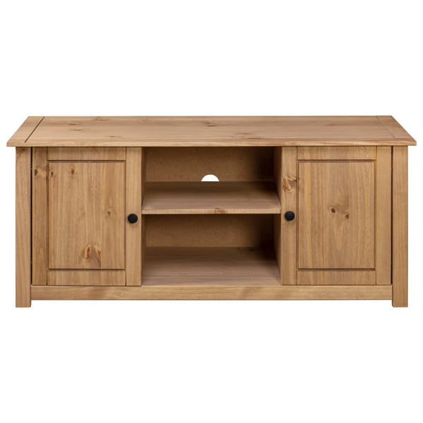 vidaXL TV Cabinet 120 x 40 x 50 cm Solid Panama Pine Wood